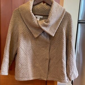 Banana Republic Taupe Cowl Neck Sweater